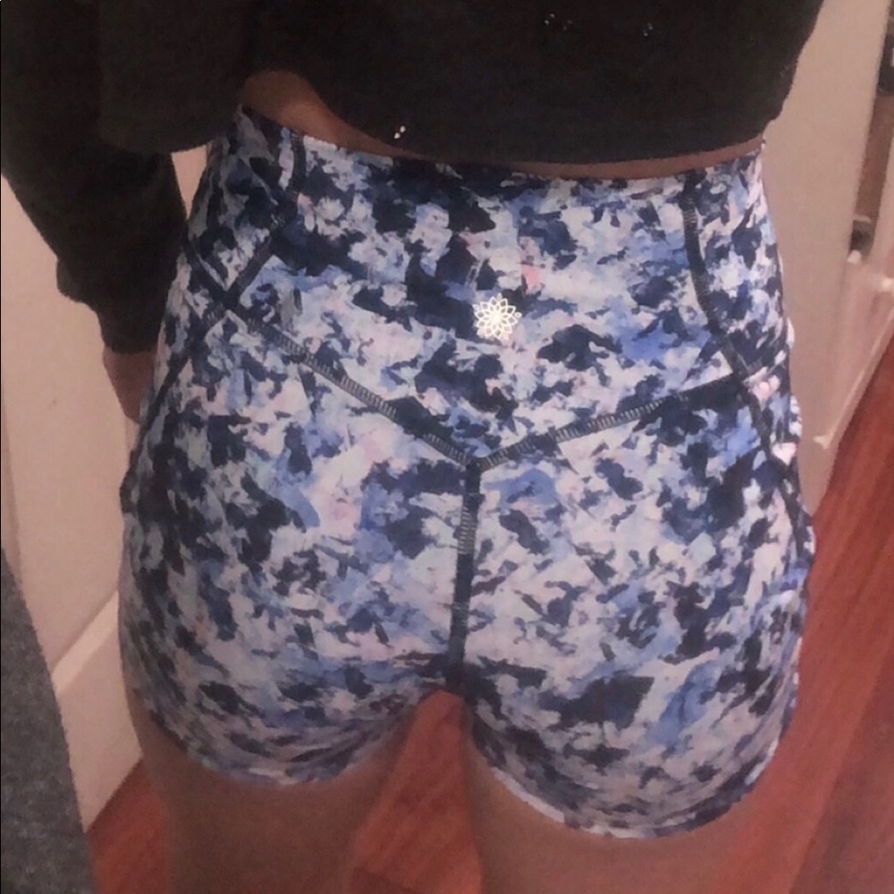 High waisted workout shorts